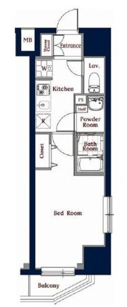 Nステージ上野の物件間取画像